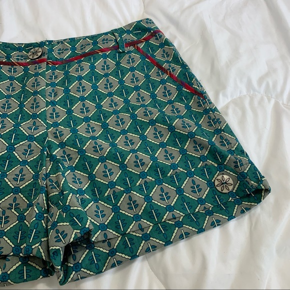 ANTHROPOLOGIE Corey Lynn Calter Printed Pattern Shorts 4 - Picture 4 of 16